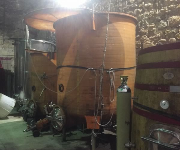 Wine made in tiny batches
