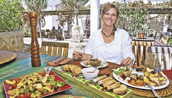 Beatte Joubert and her amazing food