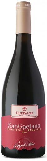 Primitivo di Manduria San Gaetano Celebration Cantine due Palme